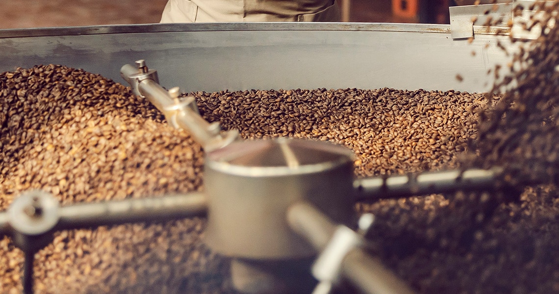 Proceso de tostado del café